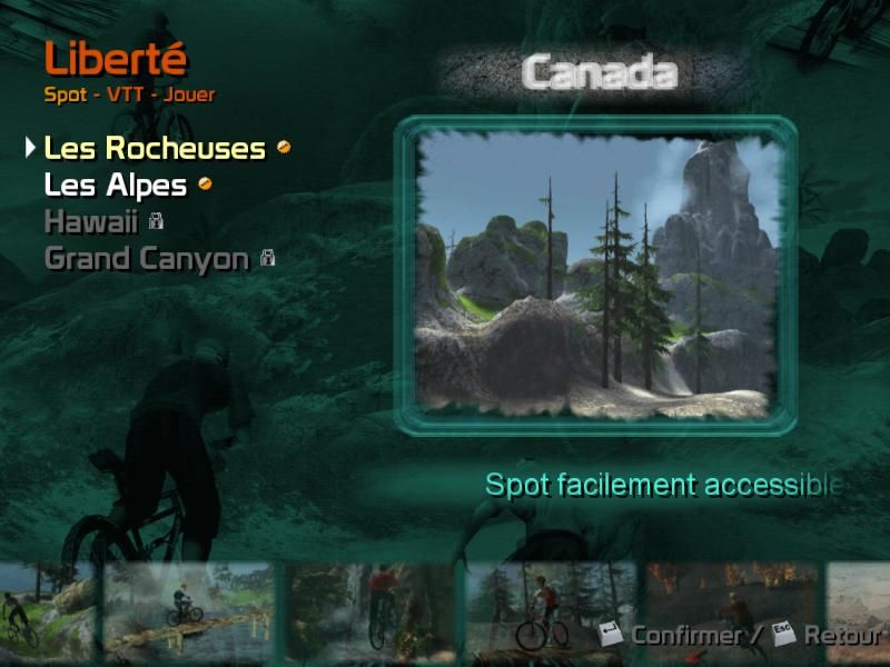 Mountain Bike Adrenaline screenshot 3 for Playstation 2